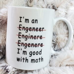 Funny Smeese Engineer " I'm good with math " coffee or tea mug
